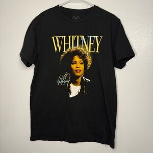 Whitney Houston Graphic Tee Australia Nothing But Love World Tour - Medium
